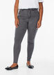 Amy Super Slim Fit Jeans mit hoher Taille, Grau, Model image number 2