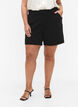 Shorts mit Taschen und lockerer Passform, Schwarz, Model image number 4