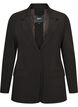 Blazer mit R&uuml;ckenschlitz und Bindedetail, Schwarz, Packshot image number 0