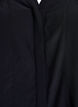 Bluse mit R&uuml;schenkragen und Raffung, Schwarz, Packshot image number 2
