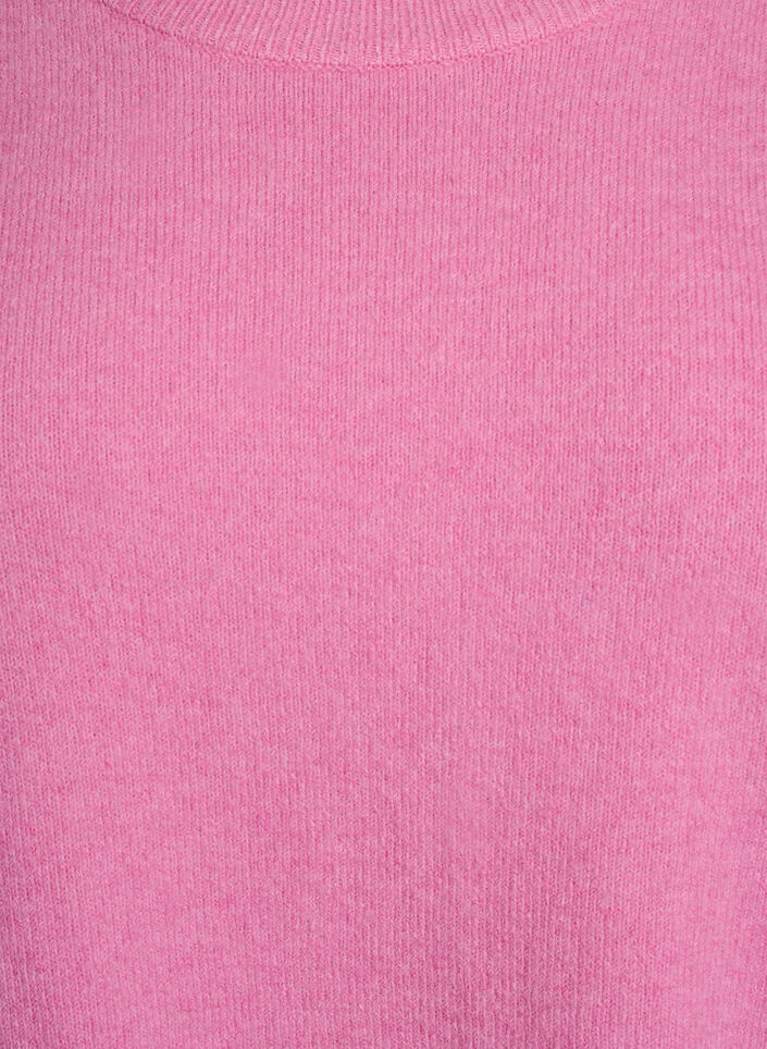Bluse aus Strick mit kurzen &Auml;rmeln, Pink, Packshot image number 2