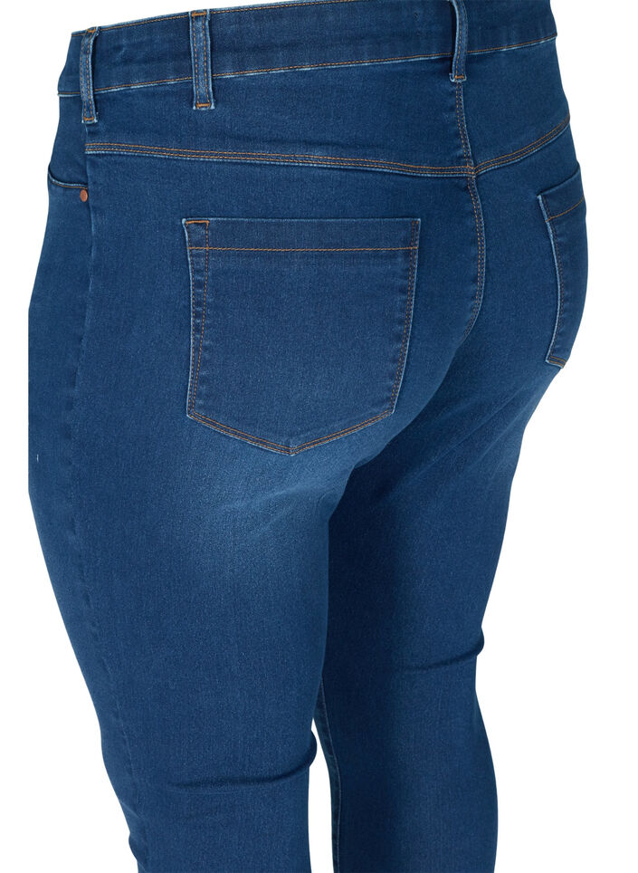 Jeggings aus Baumwollmischung, Blue denim, Packshot image number 3