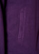 Top aus Fleece mit Rei&szlig;verschluss und hohem Kragen, Lila, Packshot image number 3