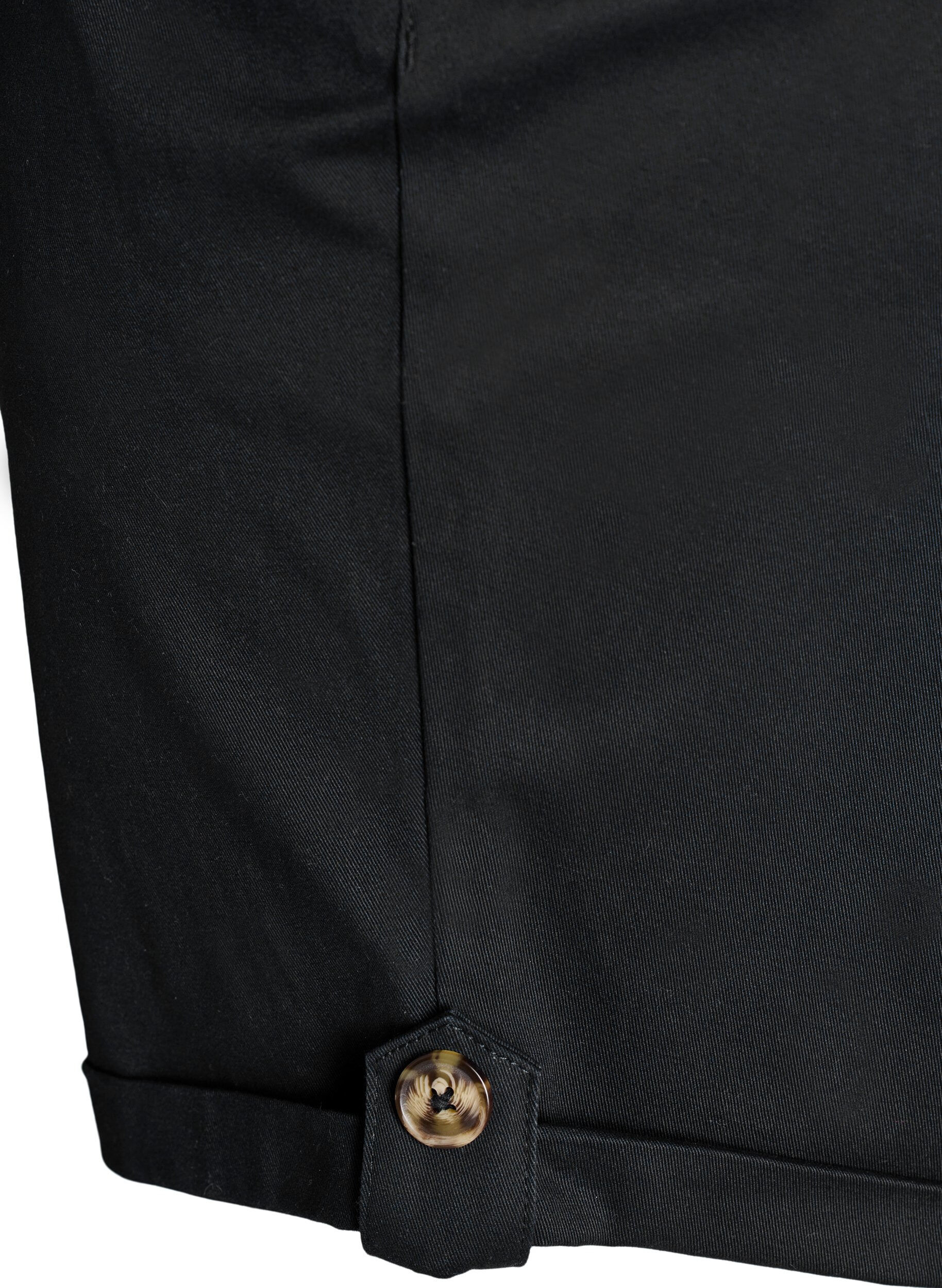Zizzi Chino Kurze Hosen mit Taschen, Schwarz, Packshot image number 4