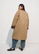 Mittellange Jacke mit Cordkragen, Beige, Model image number 1