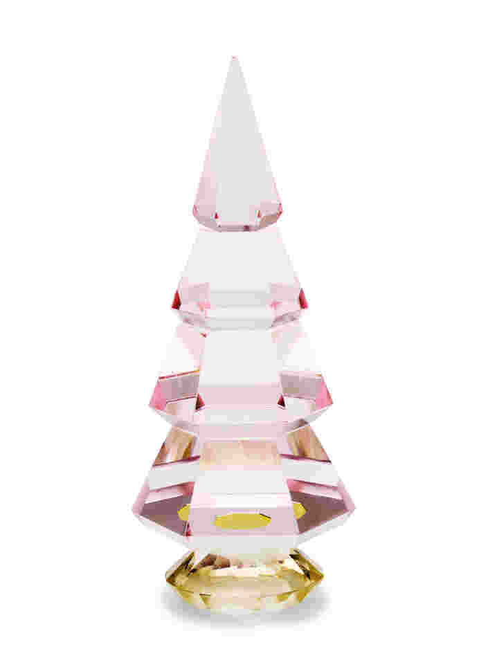 Weihnachtsbaum aus Kristallglas, Pink, Packshot image number 0