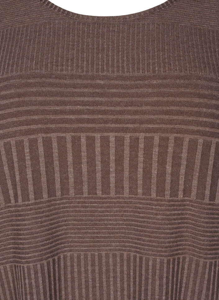 Kleid mit 3/4-Ärmeln und Streifenmuster, Ch. Martini Mel., Packshot image number 2