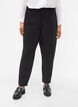 Klassische Hose mit hoher Taille, Schwarz, Model image number 2