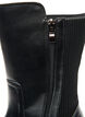 Chelsea-Boot mit klobiger Sohle und gerippten Eins&auml;tzen, Schwarz, Packshot image number 3