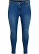 Kurze Amy Jeans mit Rei&szlig;verschlussdetail., Blau, Packshot image number 0