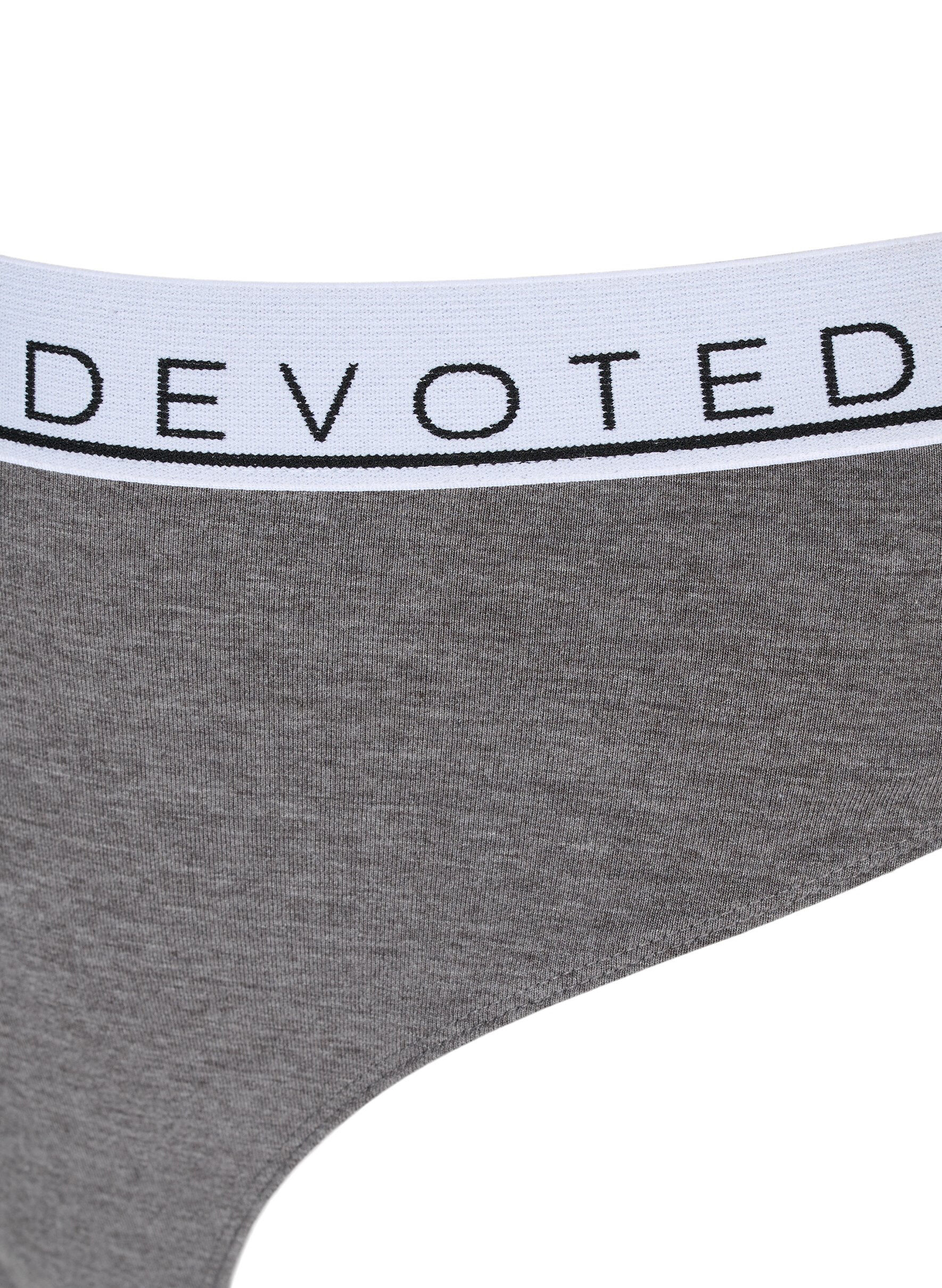 Zizzi G-String mit regul&auml;rer Taille, Grau, Packshot image number 2