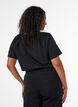 T-Shirt mit Print, Schwarz, Model image number 2