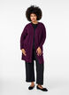 Lange Strickjacke mit Taschen, Potent Purple Mel., Model image number 2