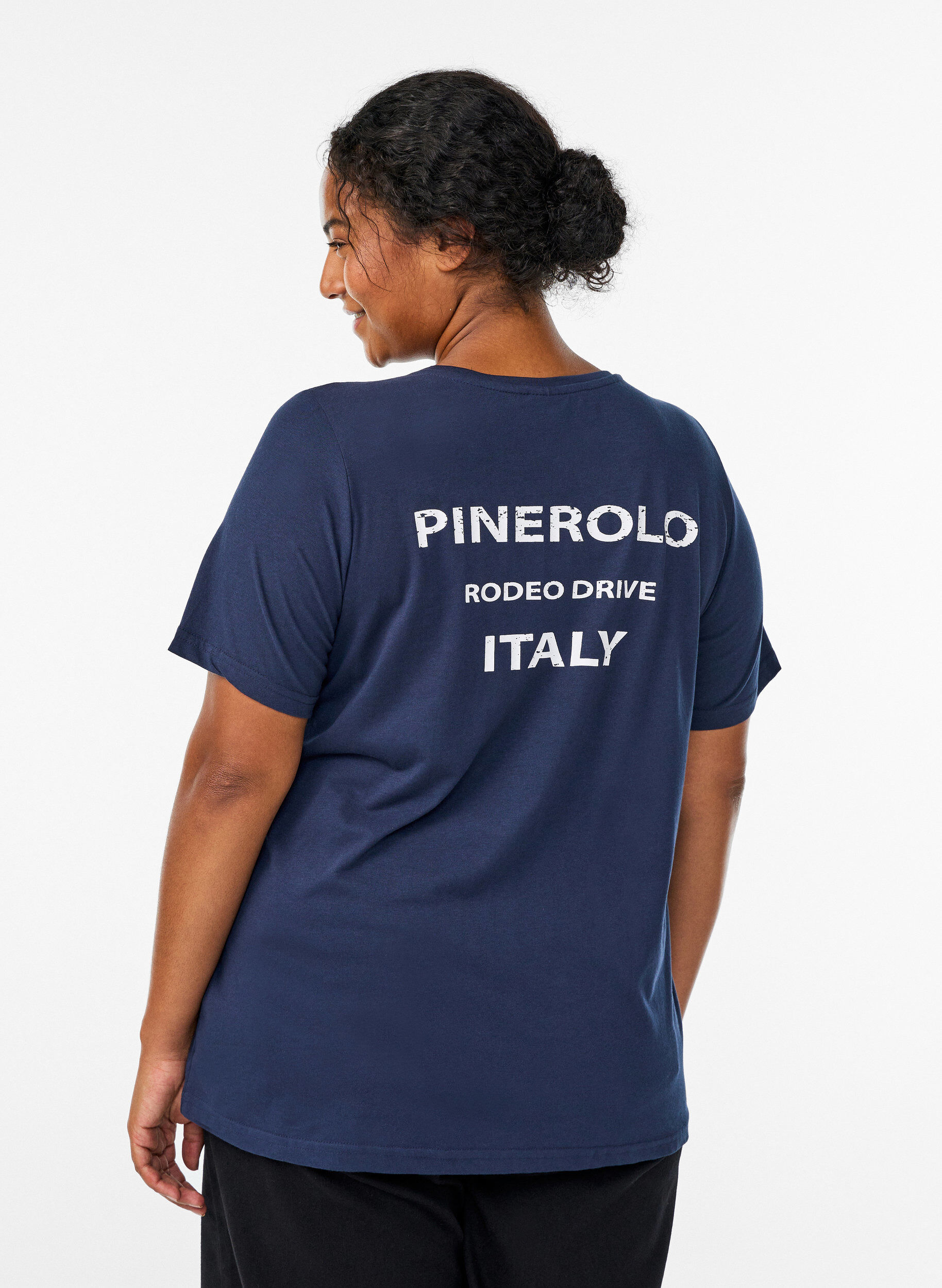 ZizziT-Shirt mit Print, Blau, Model image number 2