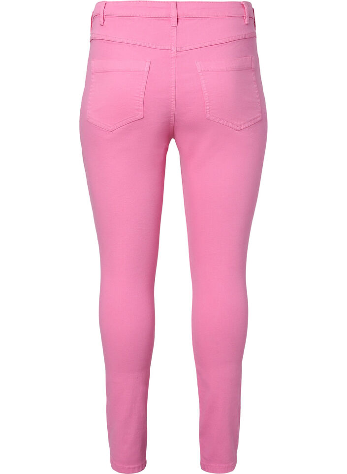 Hochtaillierte Amy Jeans in Super Slim Fit, Rosebloom, Packshot image number 1