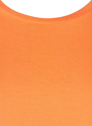 Neonfarbenes T-Shirt aus Baumwolle, Neon Coral, Packshot image number 2