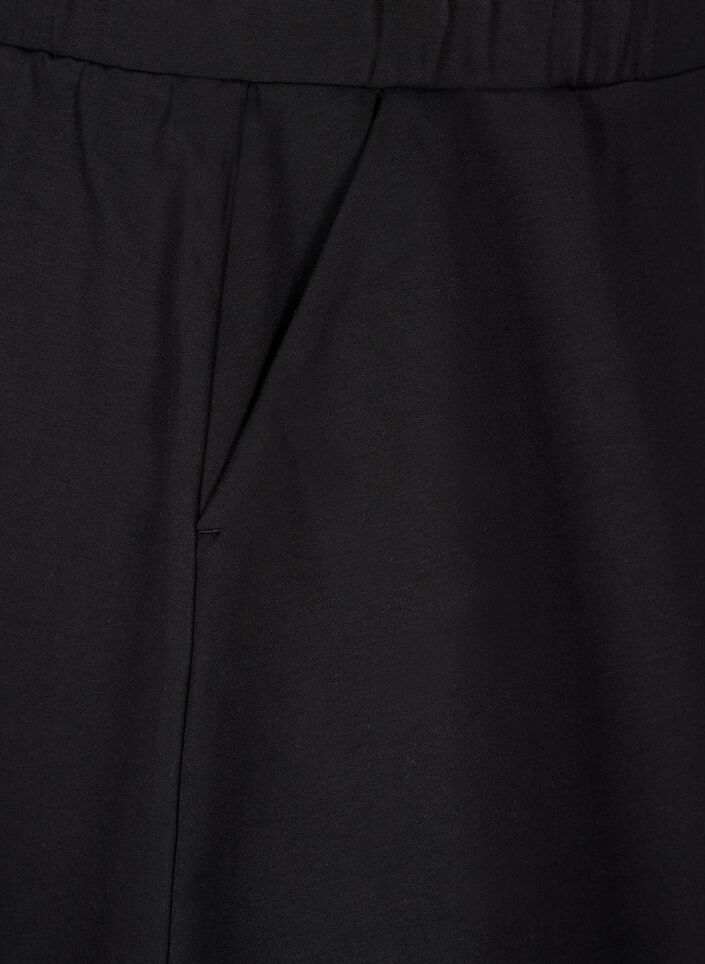 Skaterrock aus Viskose, Schwarz, Packshot image number 3