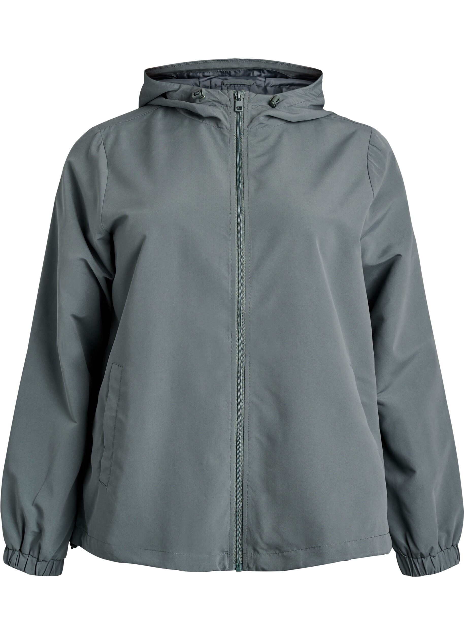 FLASH - Leichte Jacke mit Kapuze und Rei&szlig;verschluss