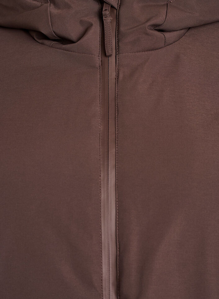 Winterjacke mit verstellbarer Taille, Braun, Packshot image number 2