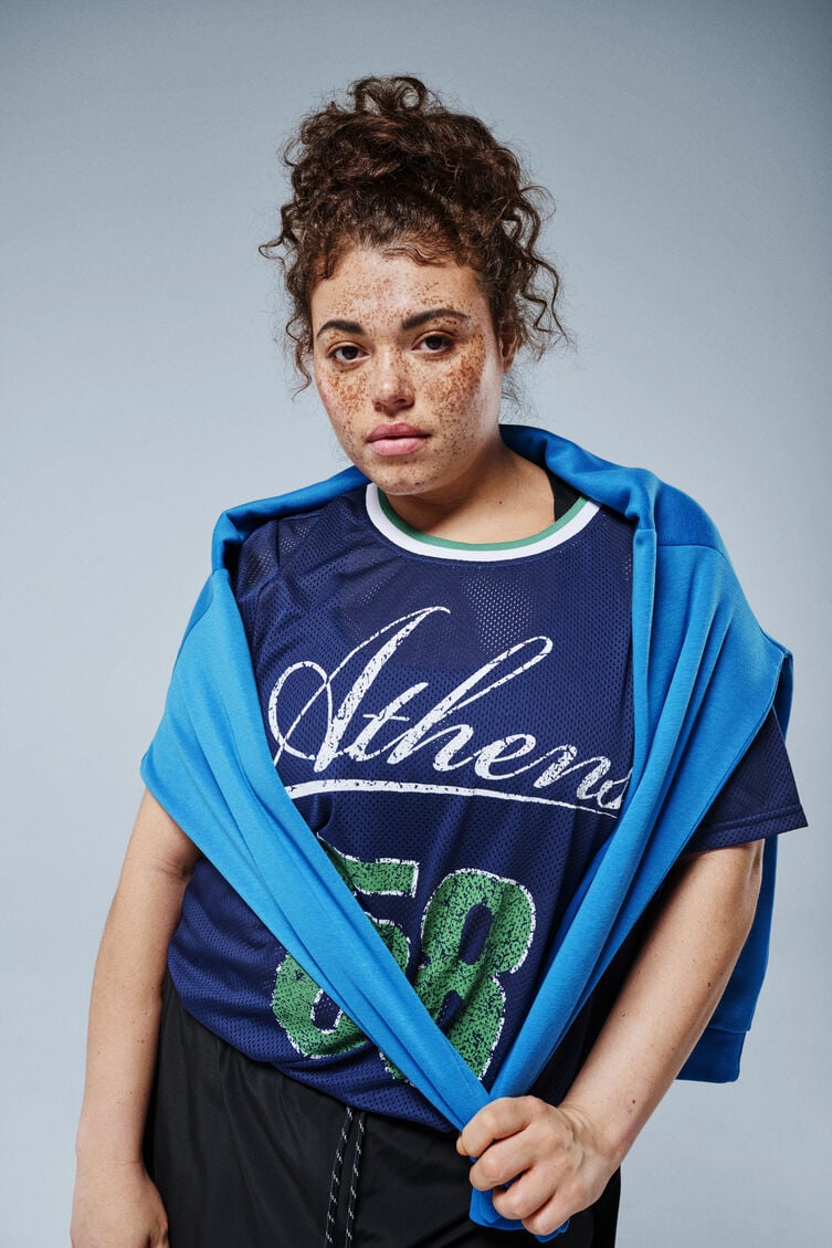 Sport-Jersey aus Mesh, , Model