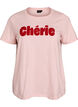 T-Shirt aus Bio-Baumwolle mit Frontprint, Rot, Packshot image number 0