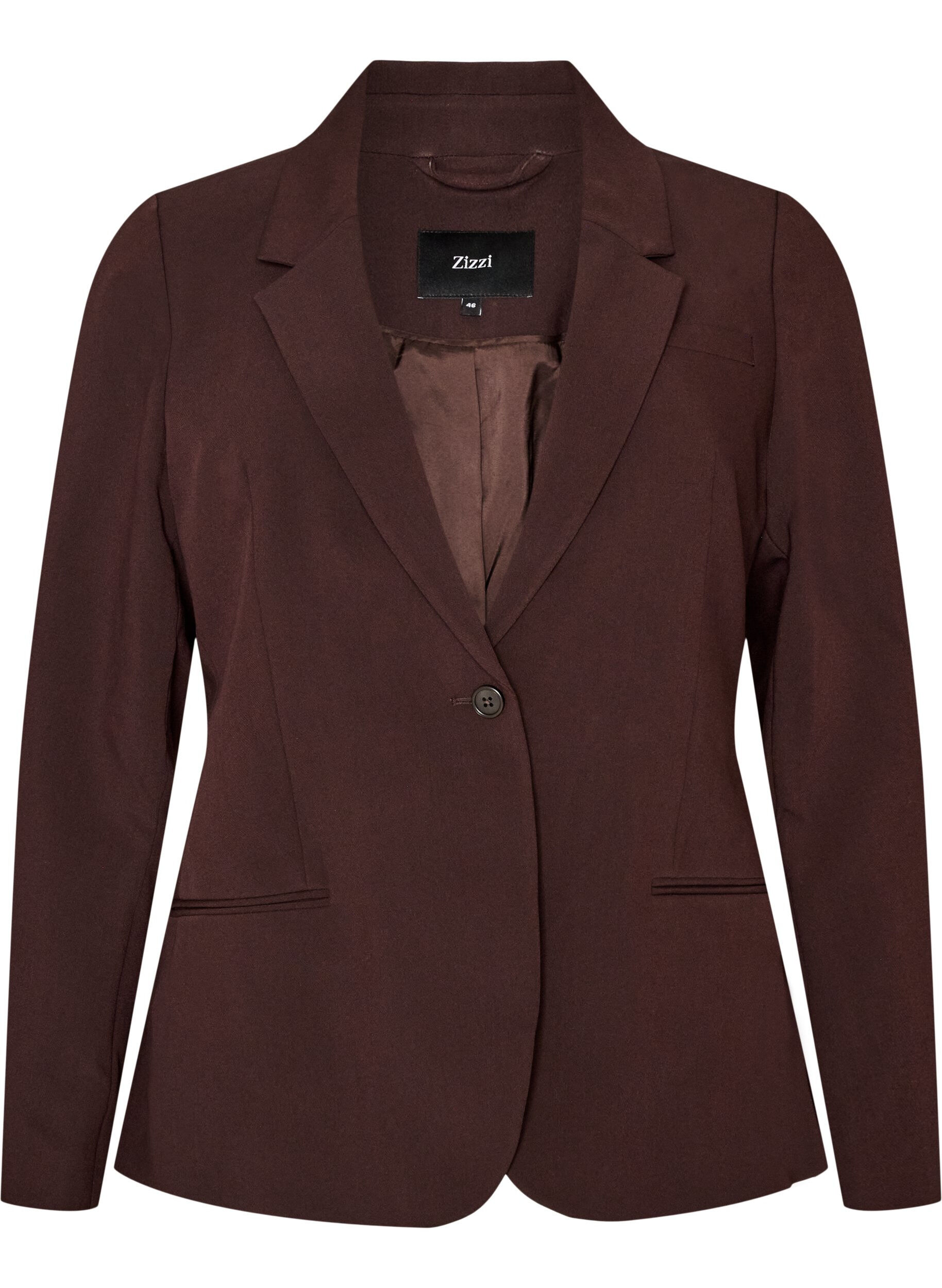Klassischer Blazer mit 1-Knopf-Verschluss