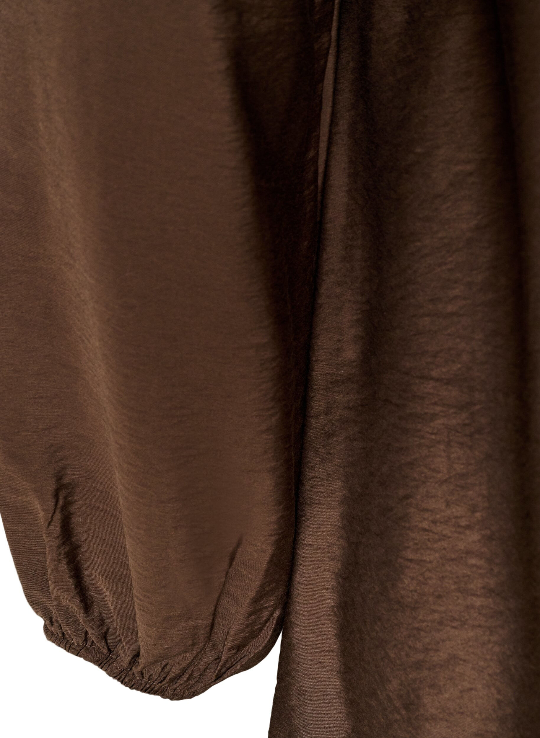 ZizziTunika aus Viskose mit Spitzendetails, Braun, Packshot image number 3