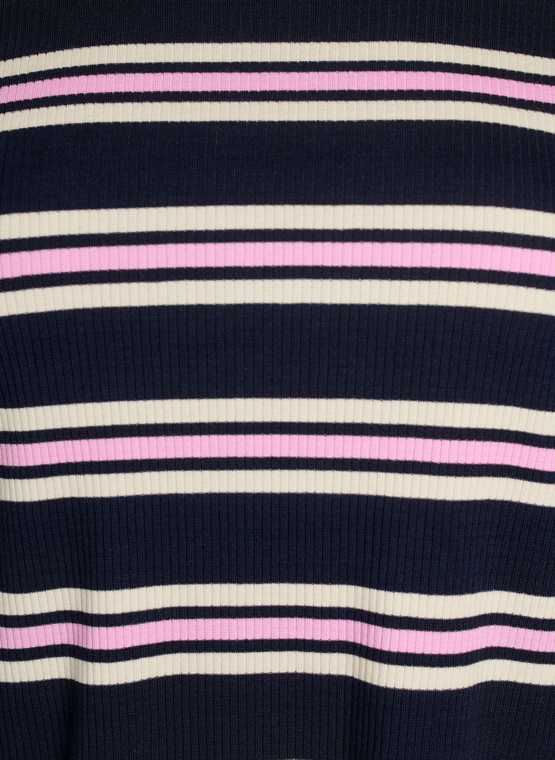 ZizziLang&auml;rmeliges Nachtoberteil aus geripptem Jersey mit Streifen, Blau, Packshot image number 2