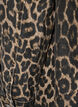 Jeanskleid mit Leopardenmuster und langen Ärmeln, Brown Leo AOP, Packshot image number 3