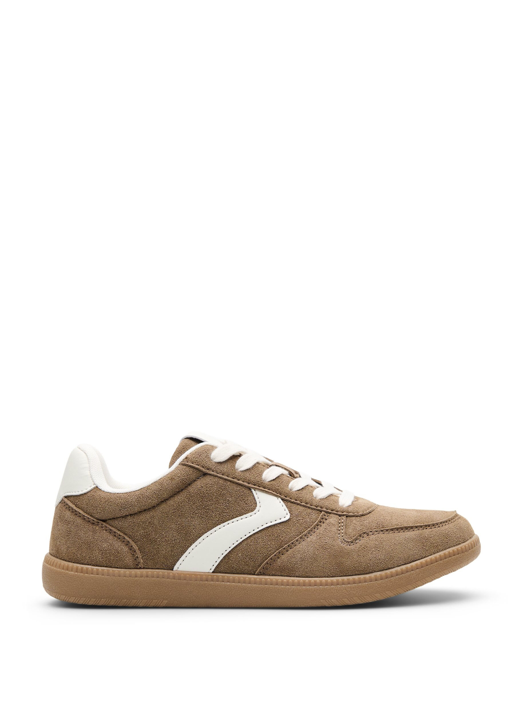 Sneaker aus Wildlederimitat