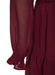Kleid aus leichtem Webstoff mit R&uuml;schen und Bindeg&uuml;rtel, Rot, Packshot image number 3