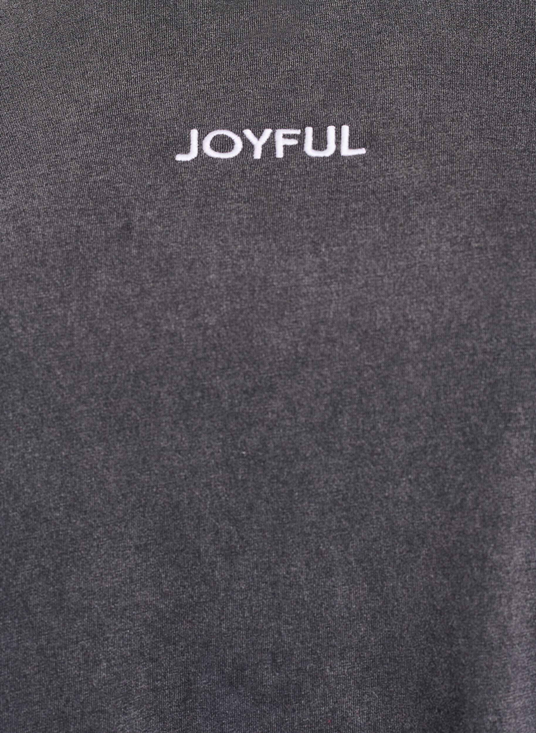 Zizzi T-Shirt aus Bio-Baumwolle mit R&uuml;ckenprint, Grau, Packshot image number 2