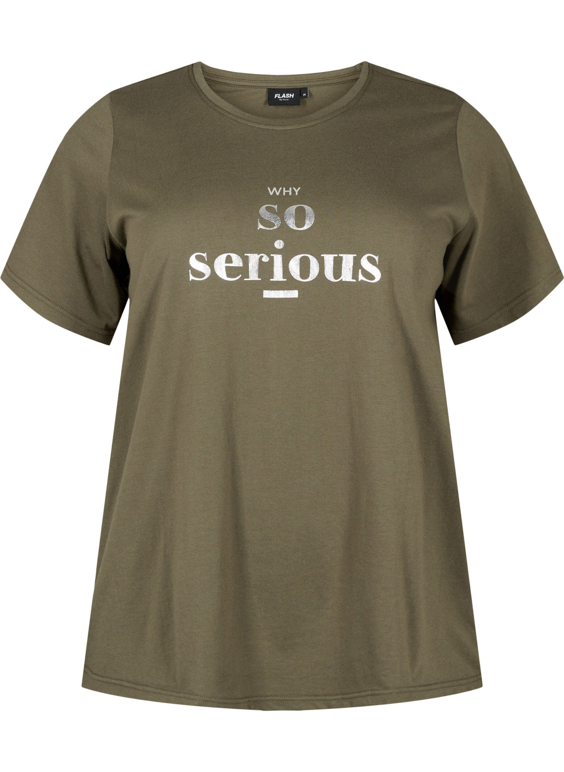 Zizzi FLASH - T-Shirt mit Motiv, Ivy Green, Packshot image number 0