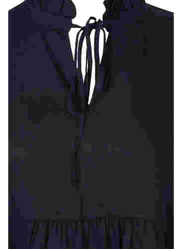 Kleid mit 3/4-Ärmeln aus Lyocell (TENCEL™), Black, Packshot image number 2