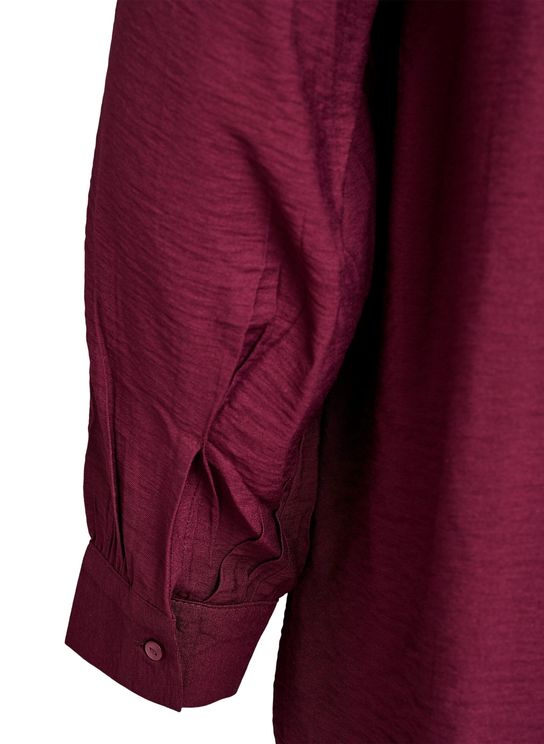Zizzi Bluse aus Viskose mit A-Linie, Rot, Packshot image number 3