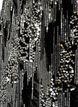 Kurzer Rock mit Pailletten, Schwarz, Packshot image number 2