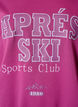 Sweatshirt mit Textprint, Lila, Packshot image number 2