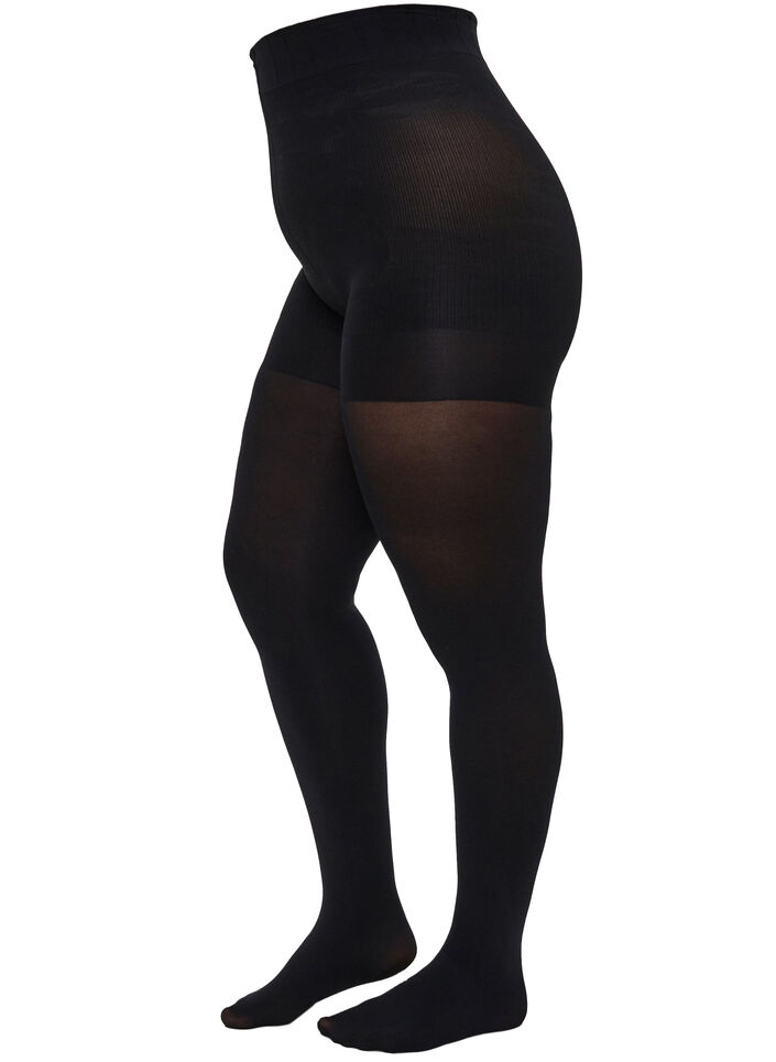Strumpfhose 100 denier mit Push-up, Schwarz, Packshot image number 0