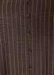 Knielanges Kleid mit Nadelstreifen und Spitzenbesatz, Braun, Packshot image number 2