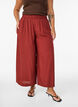 Culottes aus Viskose mit hoher Taille und weiten Beinen, Rot, Model image number 2