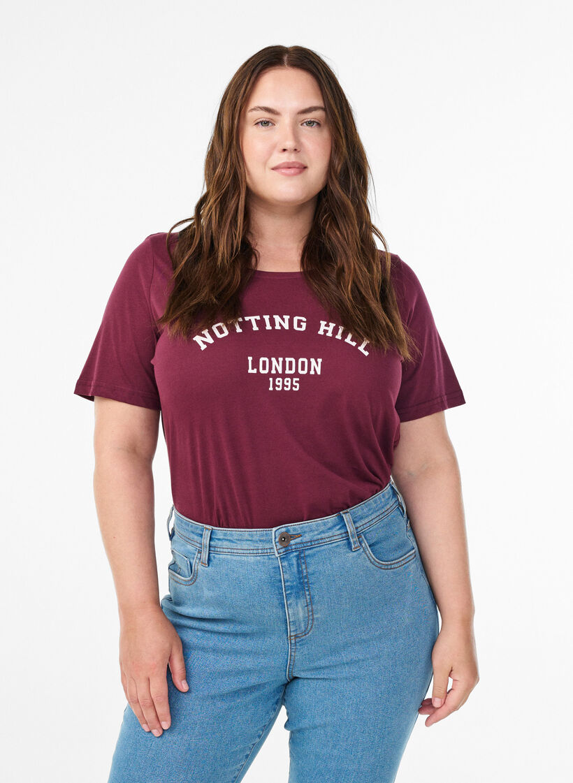 FLASH - T-Shirt mit Print, Rot, Model image number 0