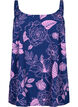 FLASH - Top mit Print, Medieval Blue Flower, Packshot image number 0