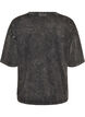 Oversized T-Shirt aus Bio-Baumwolle mit College-Print, Schwarz, Packshot image number 1