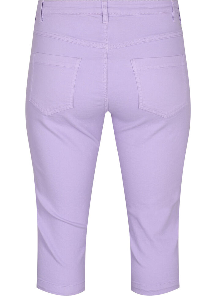 Eng anliegende Emily Capri-Hose, Lavender, Packshot image number 1