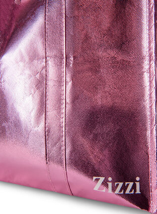 Einkaufstasche mit Reißverschluss, Pink , Packshot image number 2
