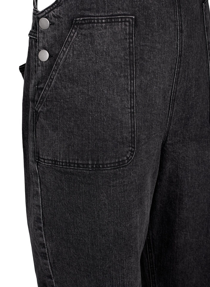 Jeans-Overall, Dark Grey Denim, Packshot image number 3