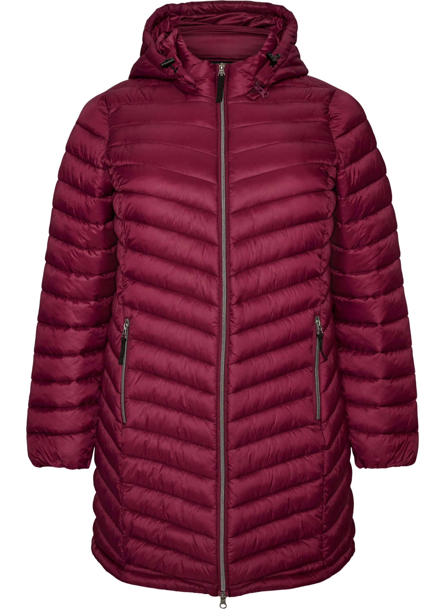 Leichte Jacke mit Taschen und abnehmbarer Kapuze