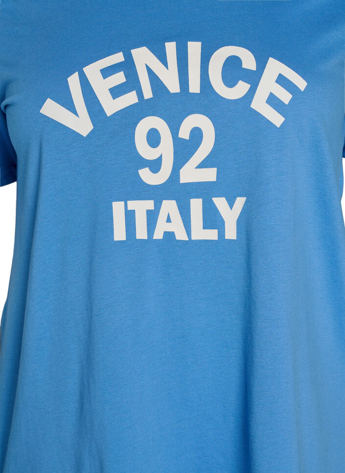 T-Shirt mit Print, Blau, Packshot image number 2