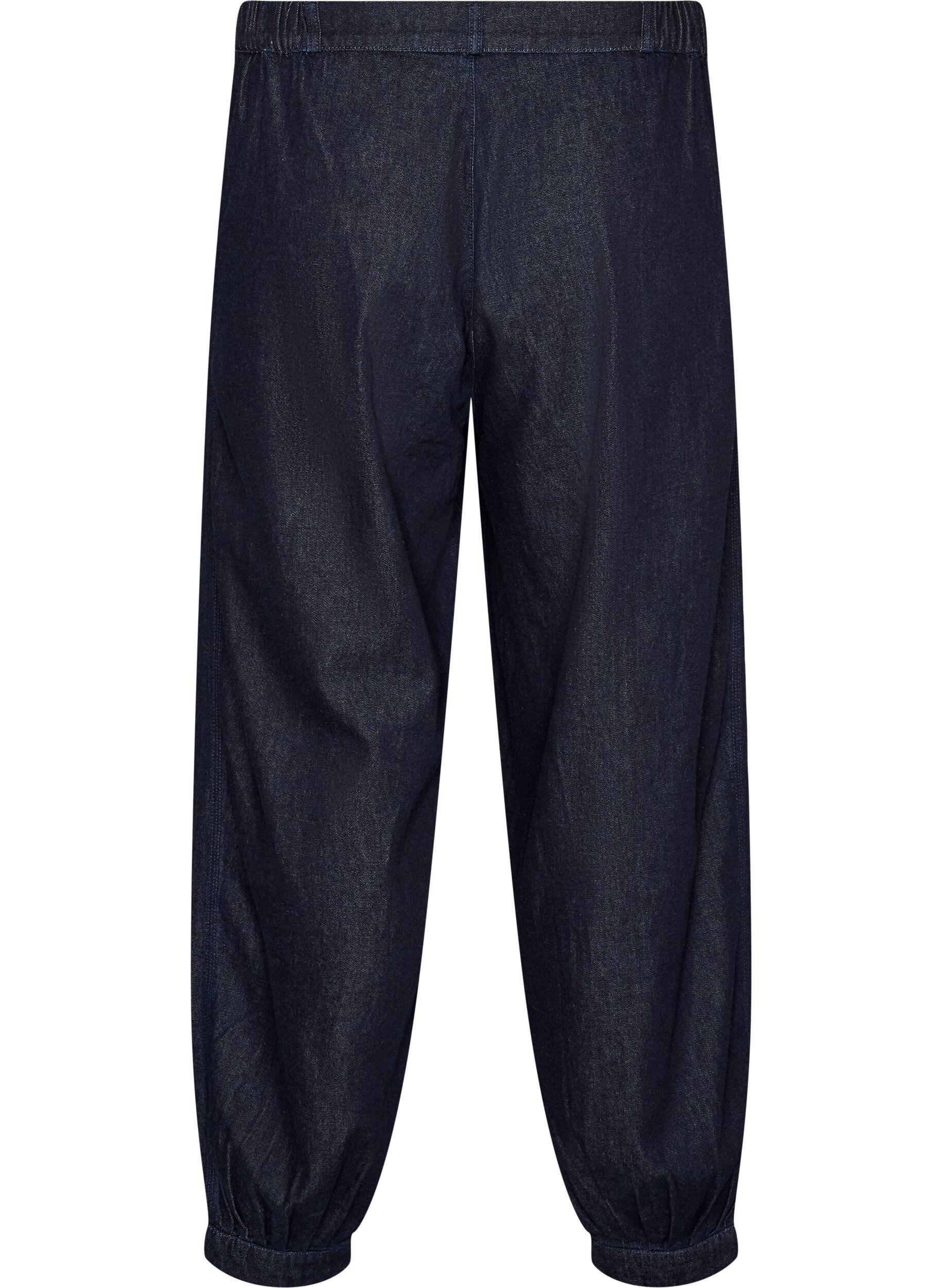 ZizziBalloon Jeans mit hoher Taille, Blau, Packshot image number 1