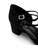 Pumps mit doppelten Riemen, Schwarz, Packshot image number 3